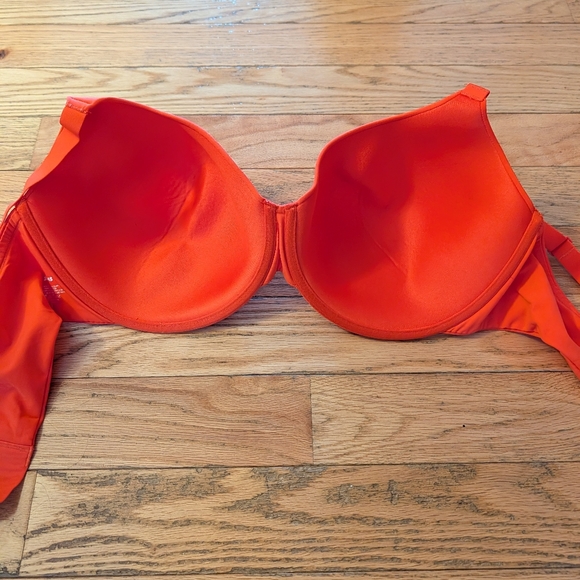 Skims Fits Everybody Red Orange Bra 42 DD Like New - Picture 4 of 5